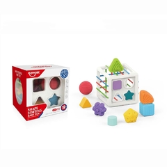 Juego de Encastre Didactico Cubo Multicolor - comprar online