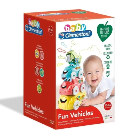 Juguete didactico auto apilables primera infancia clementoni