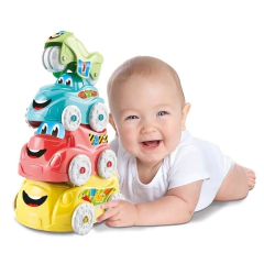 Juguete didactico auto apilables primera infancia clementoni en internet