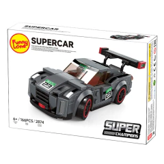 Puzzle Bloques 3d Auto Supercar74 Funny Land 166 Piezas en internet