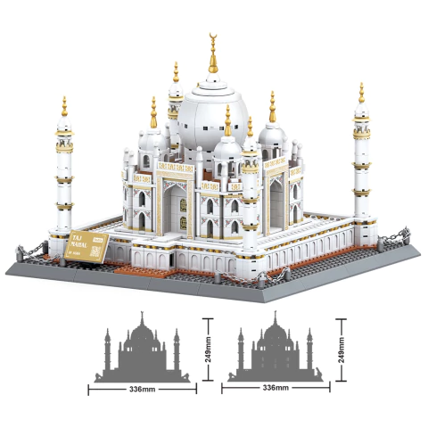 Figura para armar puzzle 3d taj mahal 1113 piezas - comprar online