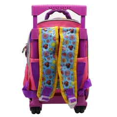 Mochila escolar Minnie Mouse sunny con carro - comprar online