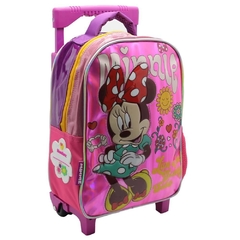 Mochila escolar Minnie Mouse sunny con carro en internet