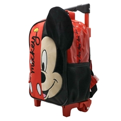 Mochila escolar Mickey Mouse disney oreja relieve con carro - Cresko