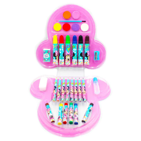 Set De Arte Minnie 31 Pcs. Dibuja, Pinta, Divertite!! - comprar online