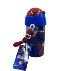 Botella infantil escolar liga de la justica con correa - Cresko