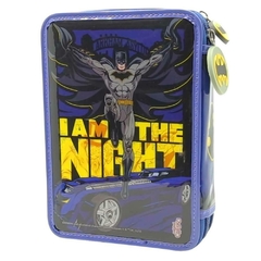 Cartuchera escolar DC liga super héroes night batman - Cresko