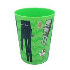 Vaso Infantil Plastico Minecraft 468 ml - Cresko
