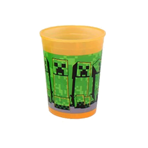 Set plato 22cm bowl 17cm y vaso 350ml Minecraft - comprar online