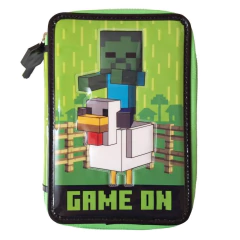 Cartuchera escolar 2 pisos Minecraft playon - comprar online