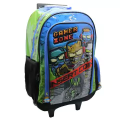 Mochila Escolar Zombie Infection gamer zombiff con carro en internet