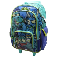 Mochila Escolar Zombie Infection ultrazombies run carro - Cresko