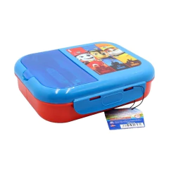 Lunch box Con cubiertos Paw Patrol y divisiones Celeste Rojo - Cresko