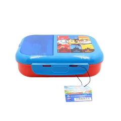 Lunch box Con cubiertos Paw Patrol y divisiones Celeste Rojo en internet
