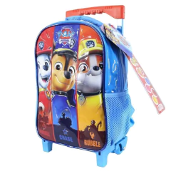 Mochila escolar Paw Pawtrol y sus amigos con carro - Cresko