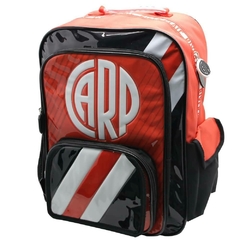 Mochila escolar River Plate carp diseño black - Cresko