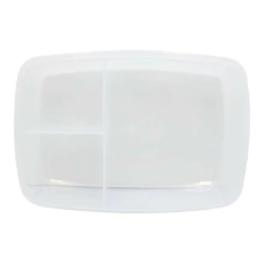 Lunchera Box River con 3 divisiones Cierre Hermetico 1000ml. - tienda online