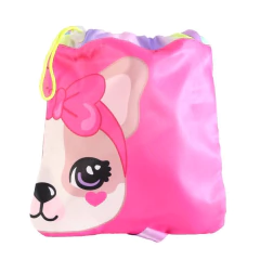 Imagen de Mochila escolar Simones Mushi con bolsita de tela