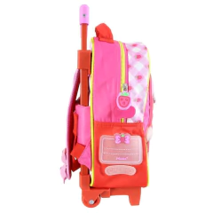 Mochila escolar Simones Mushi cherry con carro - Cresko