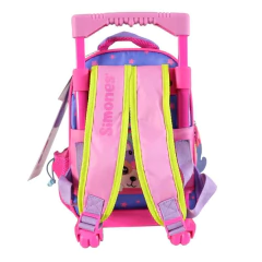 Imagen de Mochila escolar Simones Mushi unicornio dream con carro