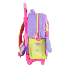 Mochila escolar Simones Mushi unicornio dream con carro