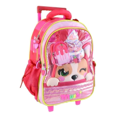 Imagen de Mochila escolar Simones Mushi llavero heladito con carro