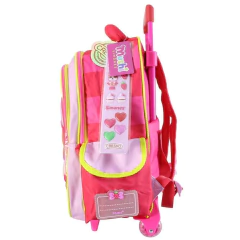 Mochila escolar Simones Mushi llavero heladito con carro - Cresko