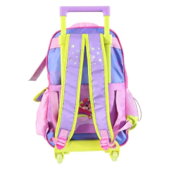 Mochila escolar Simones Mushi a brillar con carro