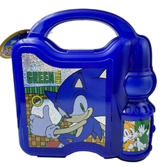 Lunchera Sonic 23cm x 23cm con Botella sport plastica 350ml - comprar online