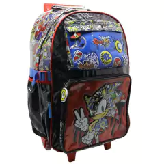 Mochila escolar Sonic speed tails con carro - Cresko