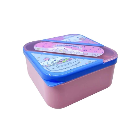 Lunch box Cinnamoroll con cubiertos Rosa Lila - comprar online