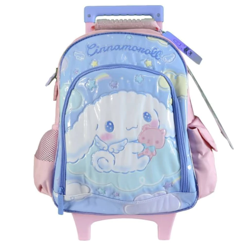 Mochila escolar Cinnamoroll Sanrio Angel con carro - comprar online