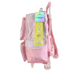 Mochila escolar Pompompurin Sanrio girly con carro en internet