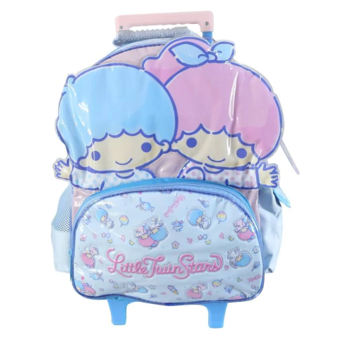 Mochila escolar Little Twin Stars Sanrio con carro - comprar online