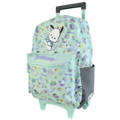 Mochila escolar Pochacco Sanrio star con carro - Cresko