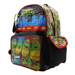 Mochila escolar Tortugas Ninja pizza - Cresko