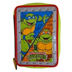 Cartuchera escolar con útiles Tortugas Ninja TMNT