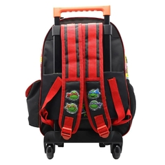 Mochila escolar Tortugas Ninja pizza con carro - comprar online