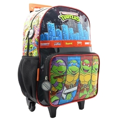 Mochila escolar Tortugas Ninja pizza con carro en internet