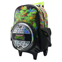 Mochila escolar Tortugas Ninja amigos con carro - Cresko