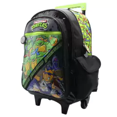 Mochila escolar Tortugas Ninja squad con carro - Cresko