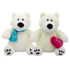 PELUCHE OSO POLAR 28 CM BLANCO