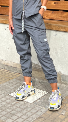 Pantalón CARGO RAFA GRIS TOPO - comprar online