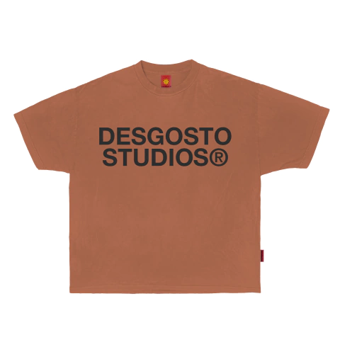 CAMISETA OVERSIZED DESGOSTO STUDIOS MARROM - comprar online