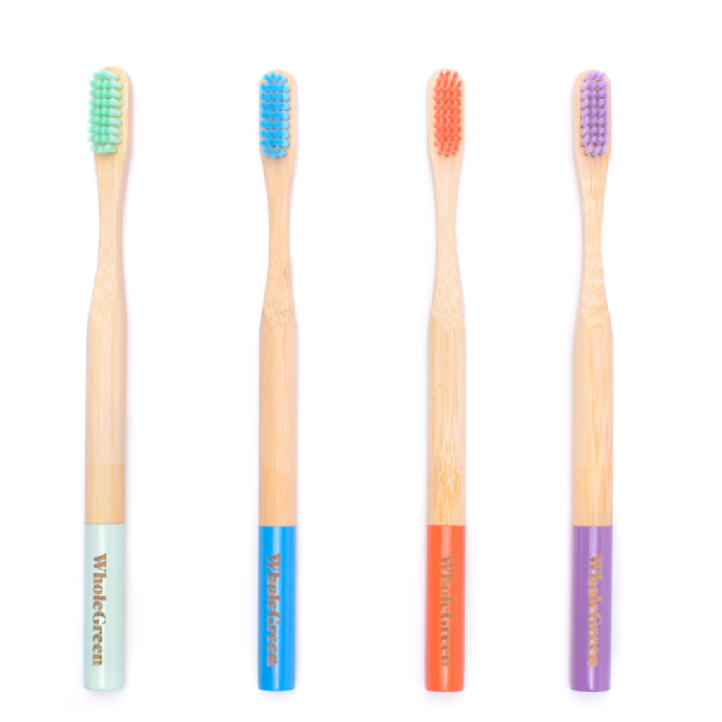 Cepillos de Dientes De Bambú Hawai - Whole Green