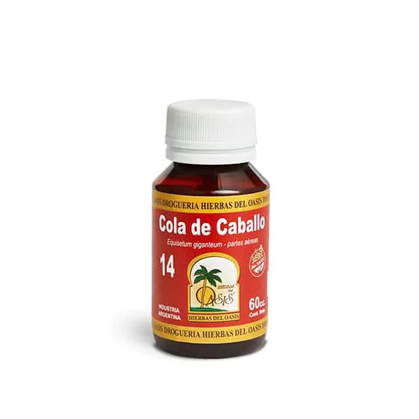 Tintura Madre Cola De Caballo Hierbas del Oasis 60cc