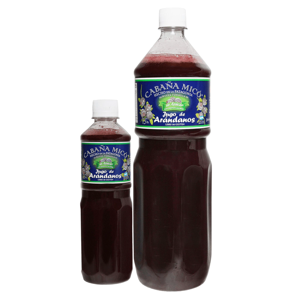 Jugo de Arandanos Sin Azucar Cabaña Mico