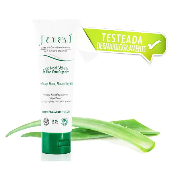 Crema Facial Exfoliante de Aloe Vera Jual