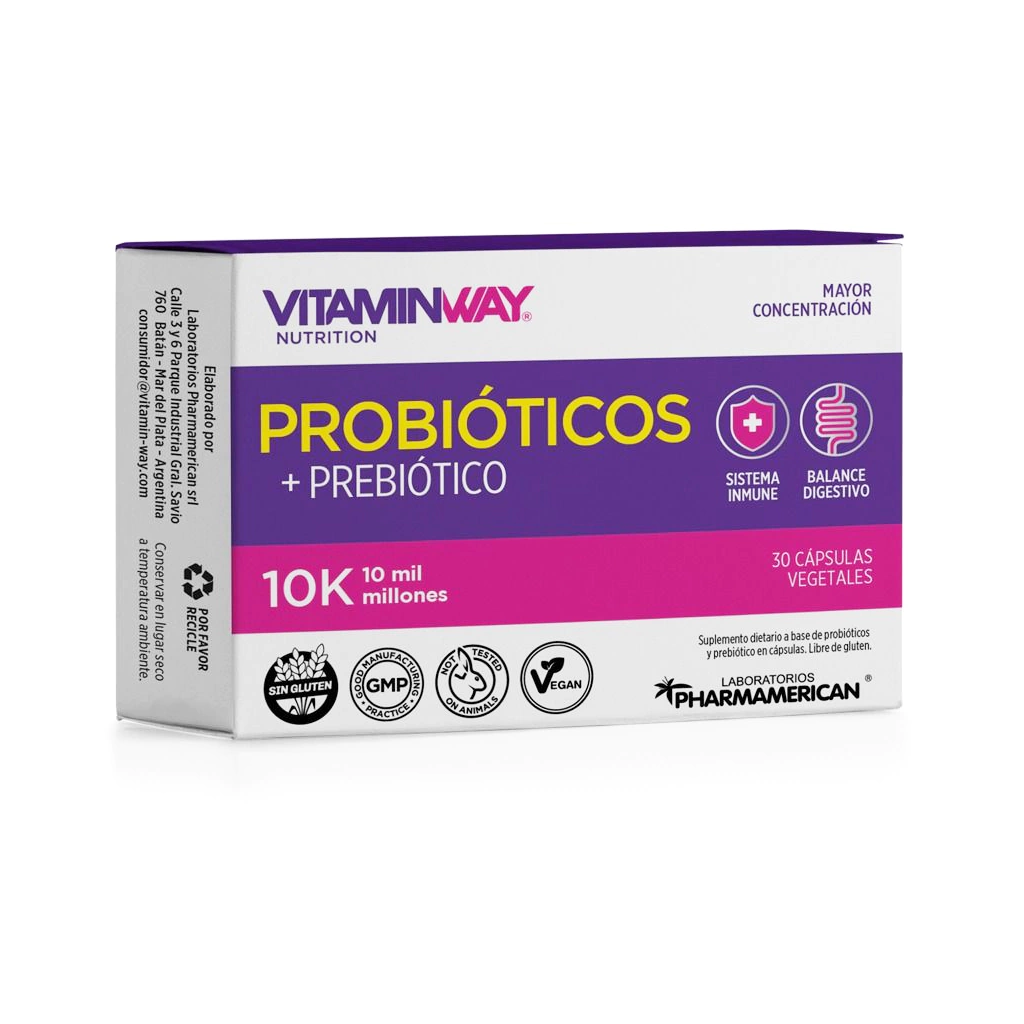 Probioticos + Prebiotico 10K Vitamin Way