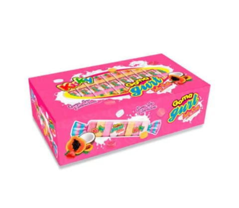 BALA DE GOMA KUKY YOGURT COM 30 UNIDADES